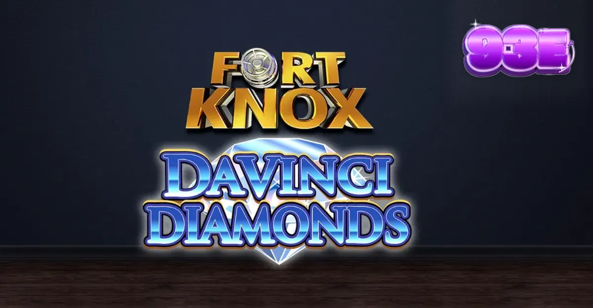 Interface do jogo de slot Fort Knox Da Vinci Diamonds com elementos renascentistas e visuais de cofre